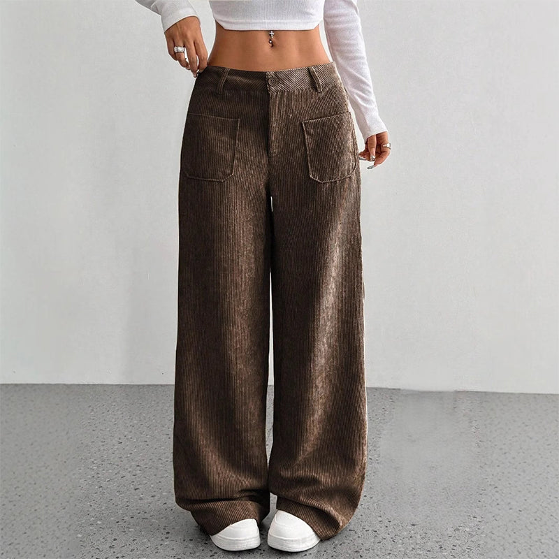 🔥50% RABATT🔥 Damen-Freizeithose – Lockerer Schnitt und hoher Bund für maximalen Komfort und Stil 👖✨
