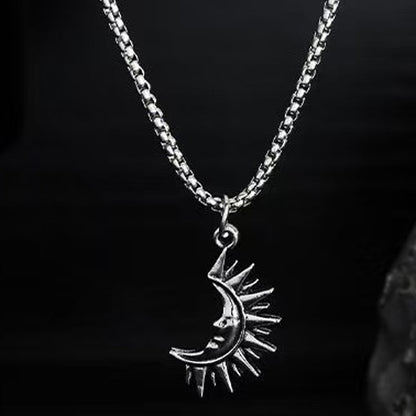 🌞 50% RABATT! 🌙 Sonnen- und Mond-Anhänger-Set – Symbolischer Schmuck, Asymmetrisches Design & Perfektes Geschenk für Paare ✨