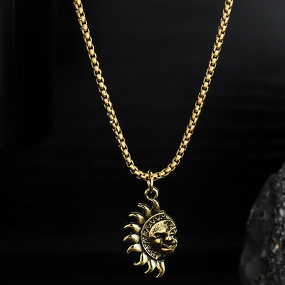 🌞 50% RABATT! 🌙 Sonnen- und Mond-Anhänger-Set – Symbolischer Schmuck, Asymmetrisches Design & Perfektes Geschenk für Paare ✨