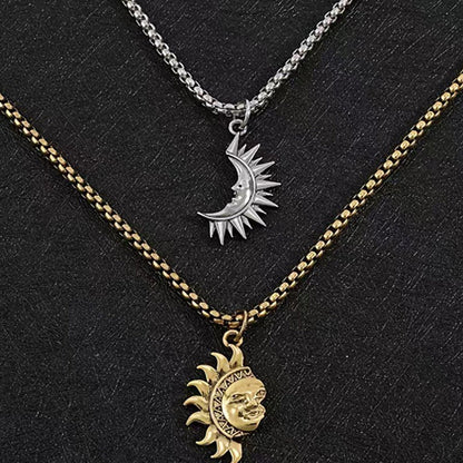 🌞 50% RABATT! 🌙 Sonnen- und Mond-Anhänger-Set – Symbolischer Schmuck, Asymmetrisches Design & Perfektes Geschenk für Paare ✨