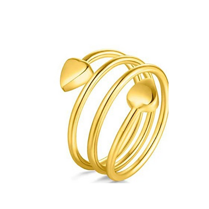 Eleganter Kupferring mit Magnet-Herz – Kreativer Energierring für mehr Vitalität und Ausstrahlung 💖💎