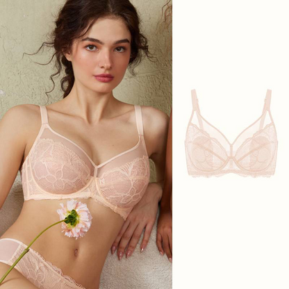 Anti-Sagging-BH mit Vollschalen und Unterstützung für Damen