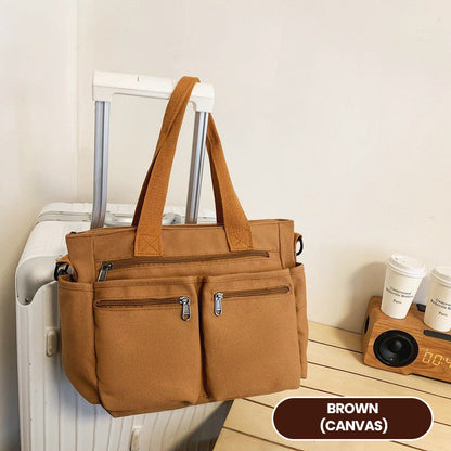 🤎 Elegante Schultertasche im Vintage-Stil – Uni, Praktisch & Stilvoll für den Alltag