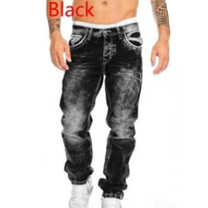 Vaqueros elásticos para hombre de estilo minimalista, ideales para verano, estilo emo