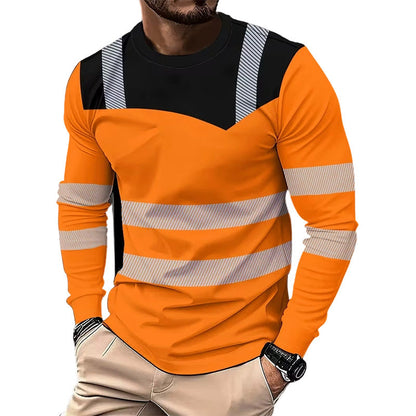 🏃‍♂️ Sportliches Herren-Longsleeve – feuchtigkeitsableitend, mit dezentem Print, für aktive Tage