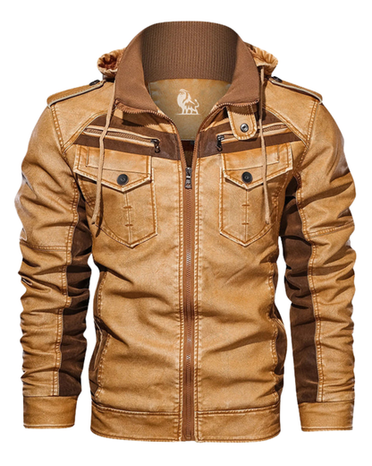 Chaqueta de cuero vintage